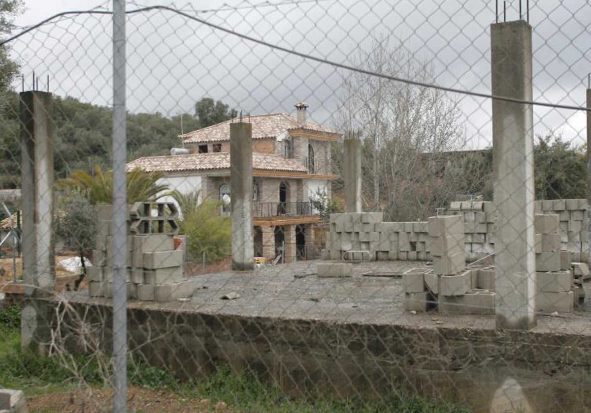 Obras de una vivienda en una parcela de Córdoba capital
