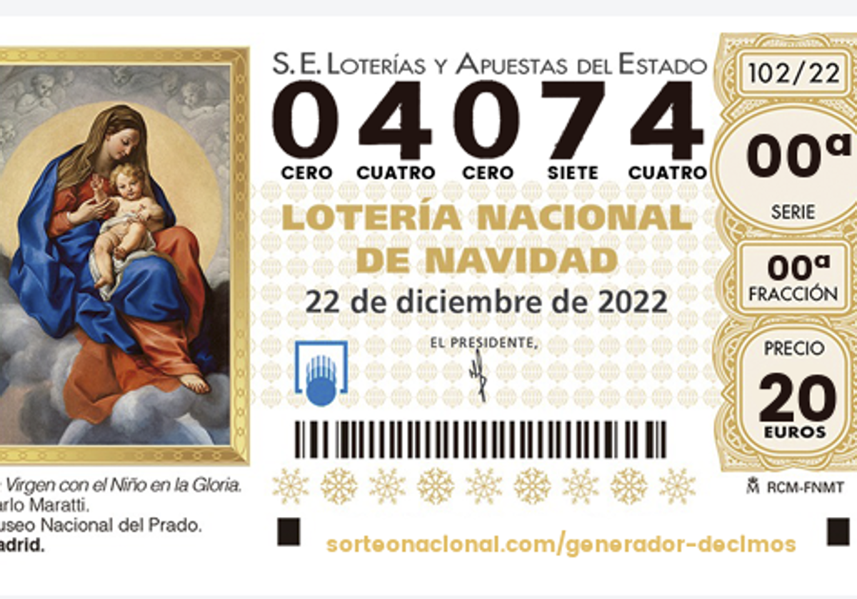 El 04074, segundo premio de la Lotería de Navidad, toca en Bilbao, Mungia, Puigcerdà y Olot