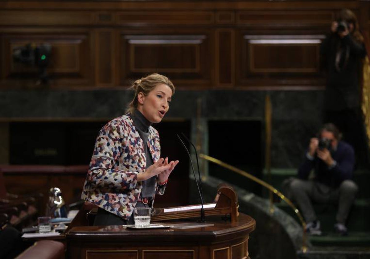 María Muñoz, líder de Ciudadanos en la Valencia, durante una intervención en el Congreso como diputada