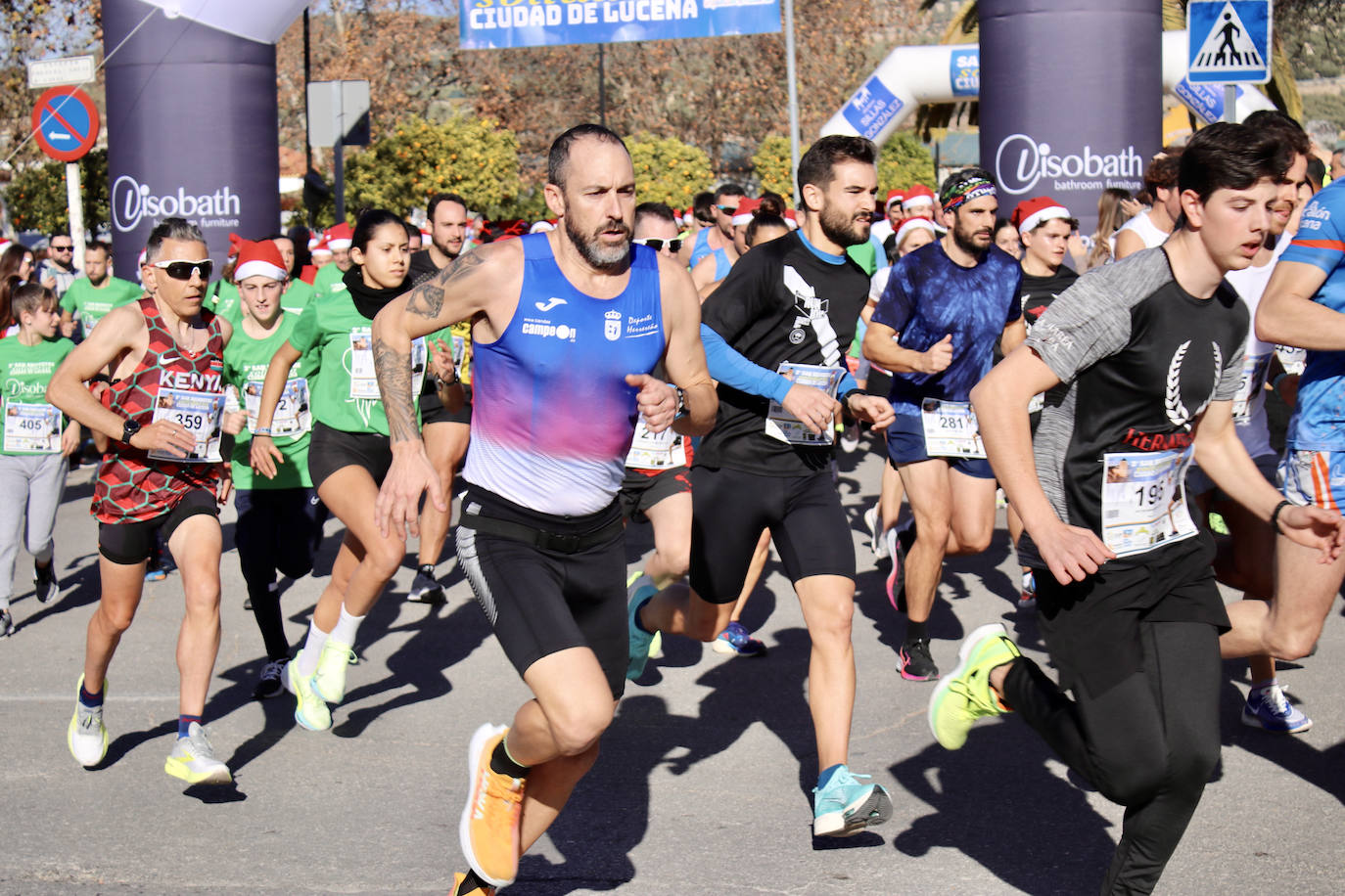 El ambientazo en la San Silvestre de Lucena, en imágenes