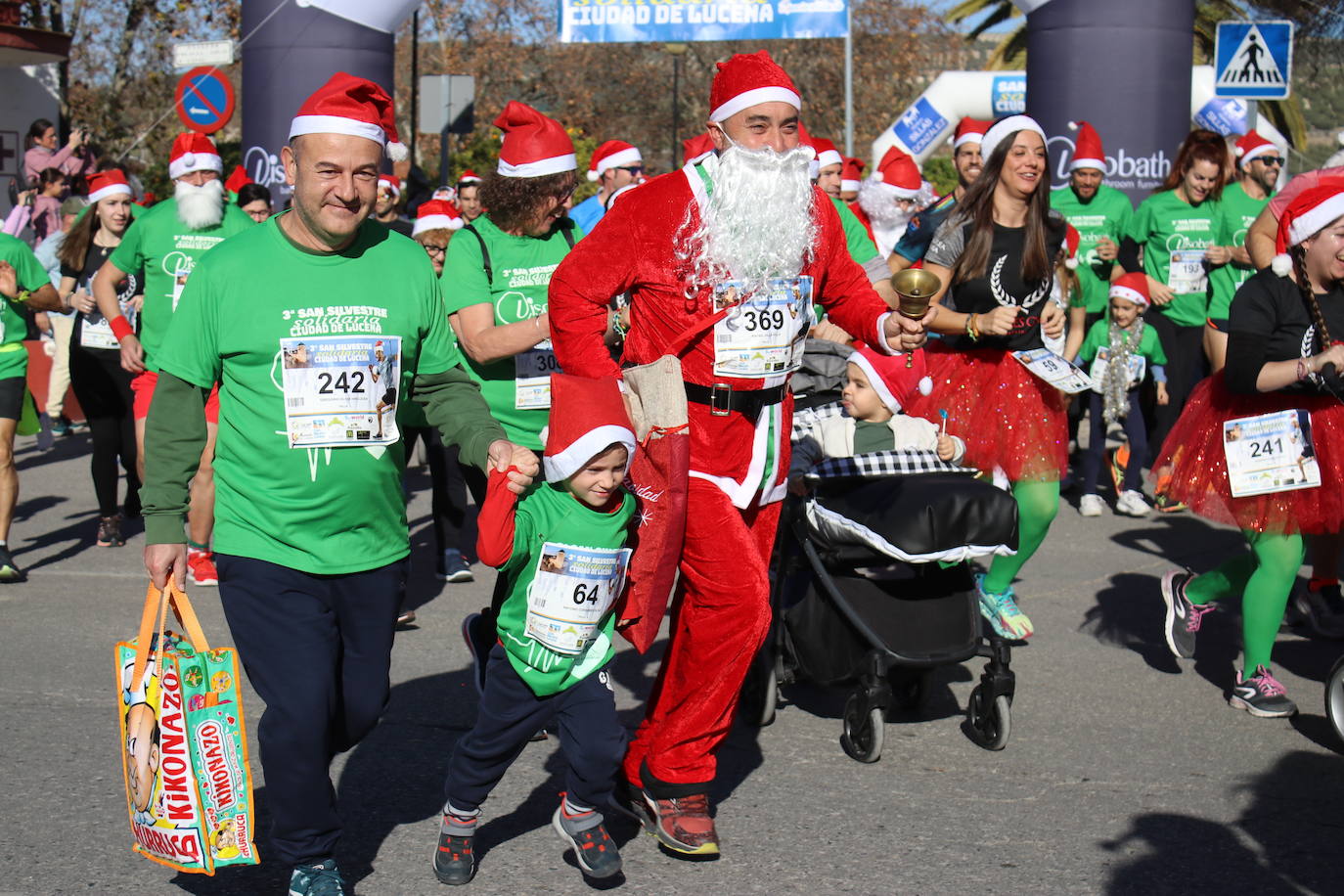 El ambientazo en la San Silvestre de Lucena, en imágenes