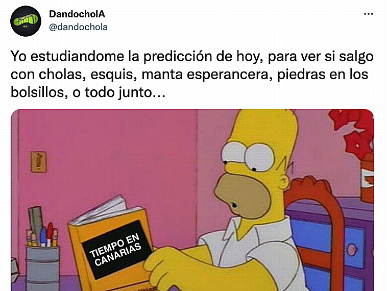 Imagen principal - Memes del tiempo en Canarias