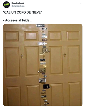 Imagen secundaria 2 - Memes del tiempo en Canarias