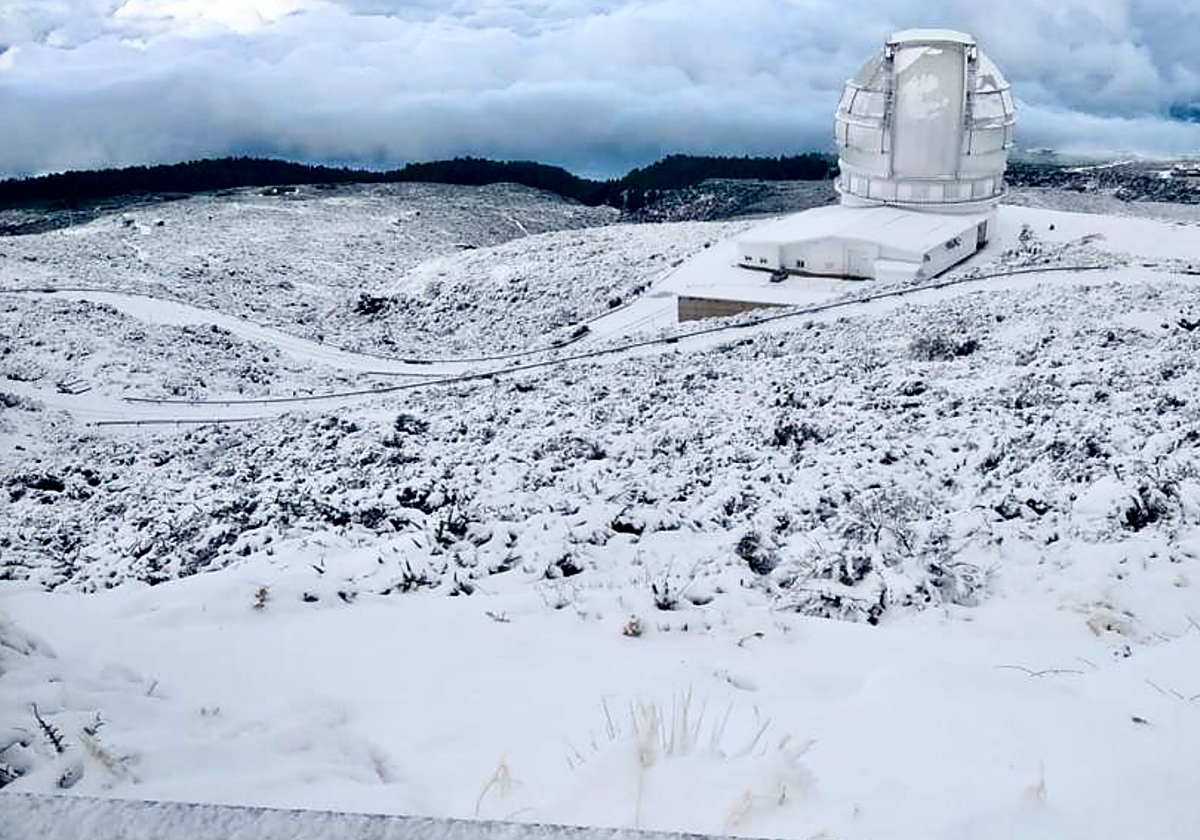 Roque de Los Muchachos en La Palma