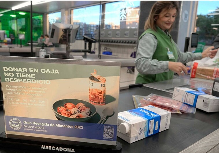 Mercadona y sus clientes donan más de 3,5 millones de euros a los Bancos de Alimentos