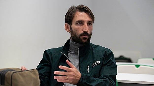 Álex Bernal durante la entrevista con ABC Córdoba