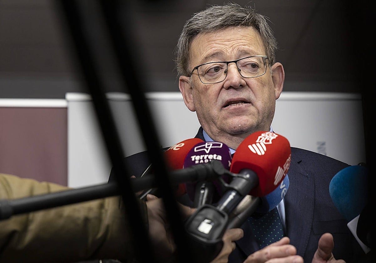 Imagen del presidente de la Generalitat, Ximo Puig, este miércoles en Alicante