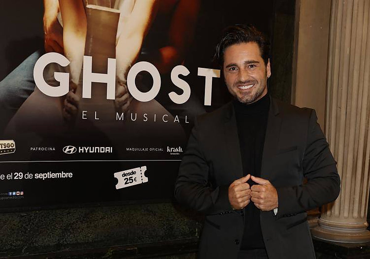 David Bustamante, en la presentación del musical 'Ghost' en Madrid en septiembre de 2021