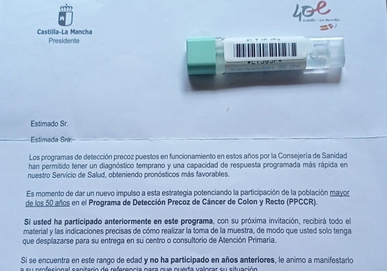 Cribado para el cáncer de colon: «Menos cartas y más test y profesionales»