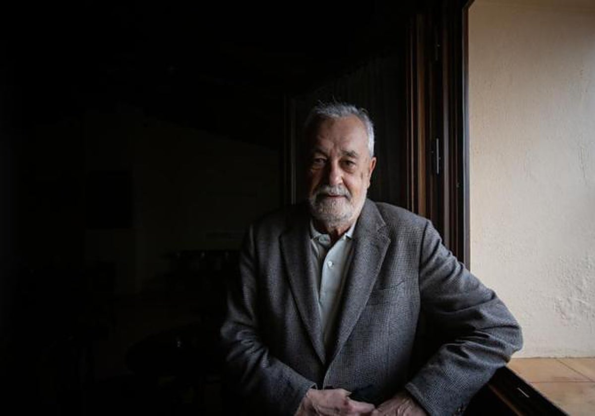 El ex presidente de la Junta, José Antonio, Griñán, en una entrevista que concedió a este periódico