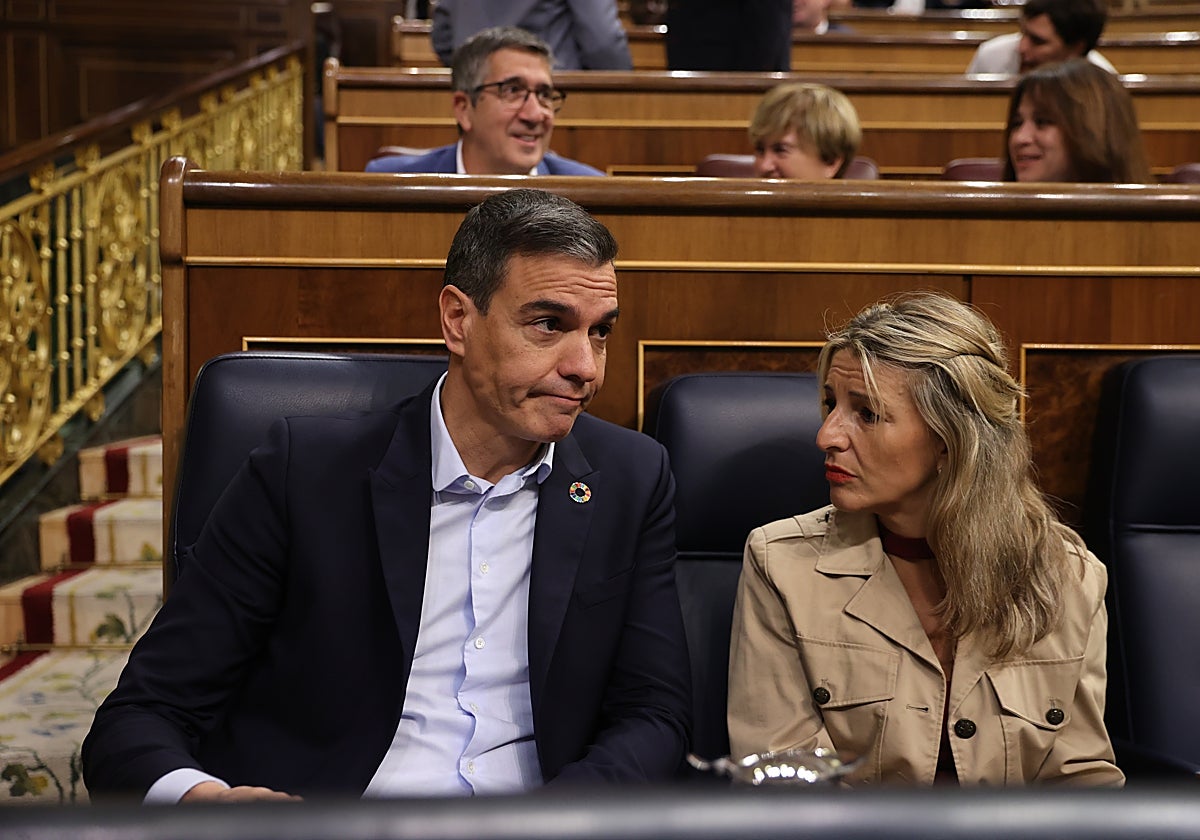 Sánchez y Díaz, en el Congreso
