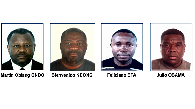 Los cuatro opositores encarcelados en Guinea Ecuatorial
