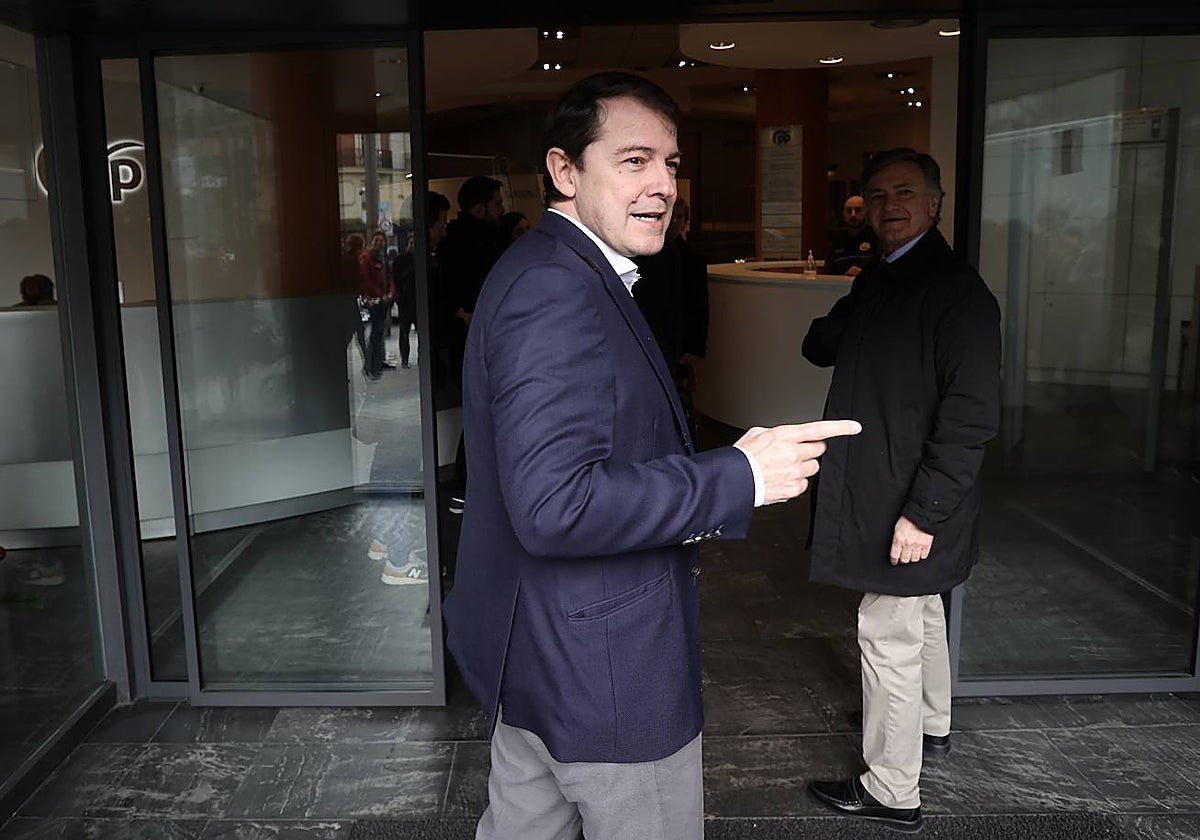 El presidente de la Junta de Castilla y León, Alfonso Fernández Mañueco, en una foto de archivo