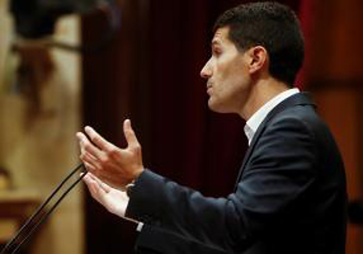 Nacho Martín Blanco, en el Parlament