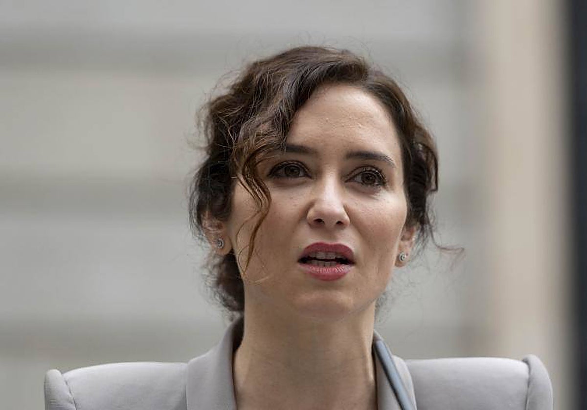 Isabel Díaz Ayuso, presidenta madrileña