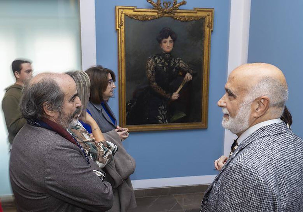Imagen tomada durante la presentación de la muestra de Joaquín Sorolla en el MUBAG de Alicante