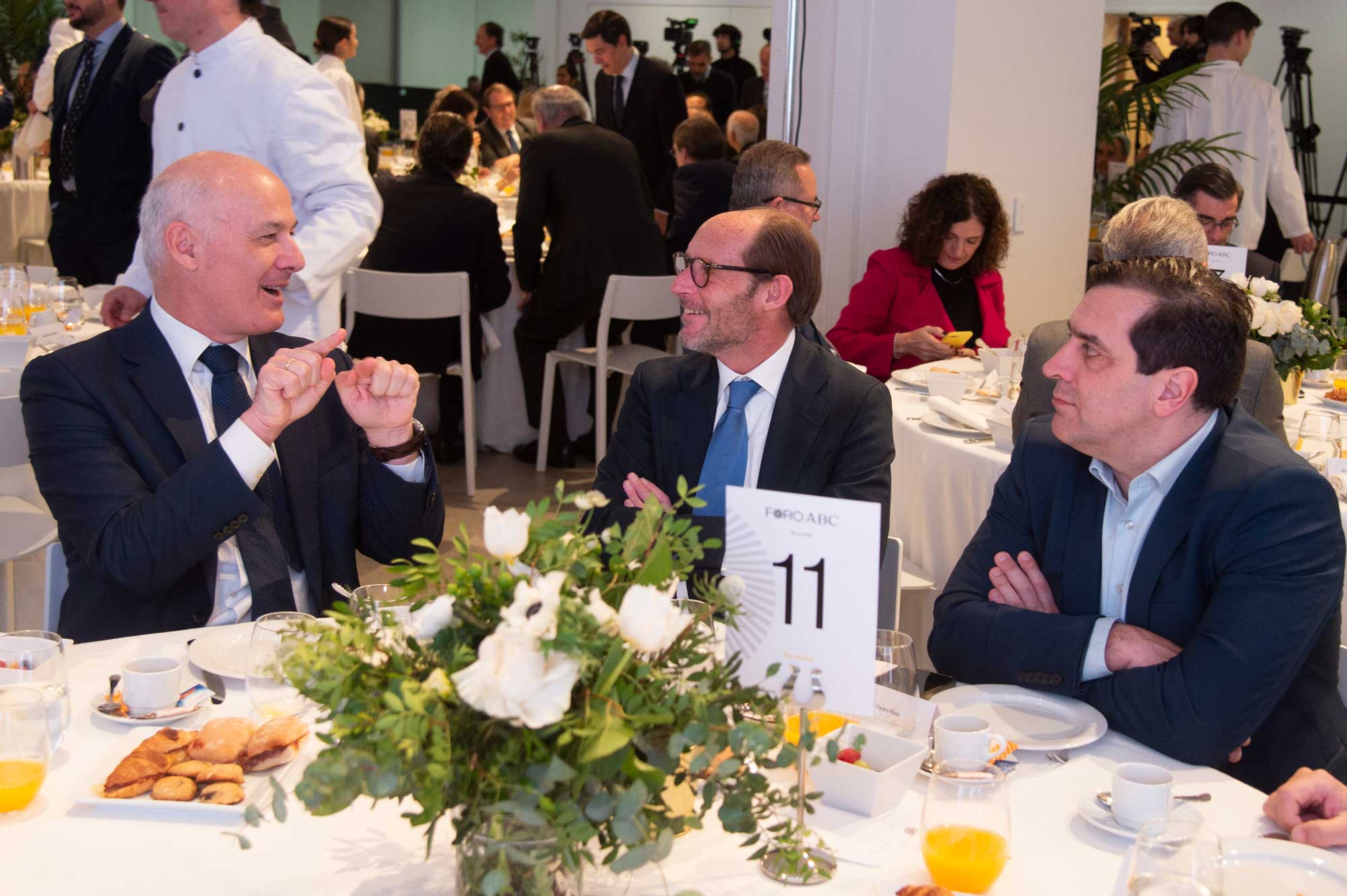 Narciso Michavila, Carlos Rueda y Pedro Rico