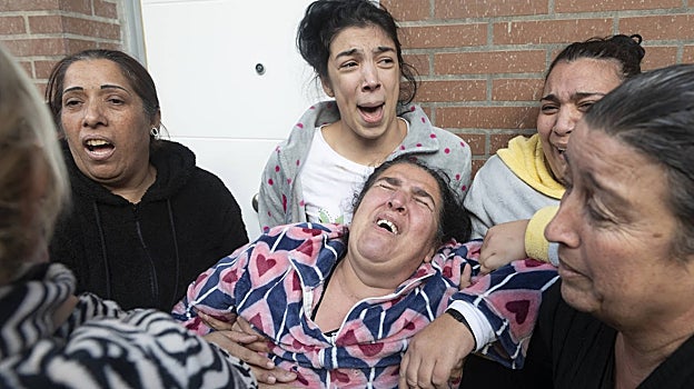 Familiares de los primos, el pasado 21 de diciembre