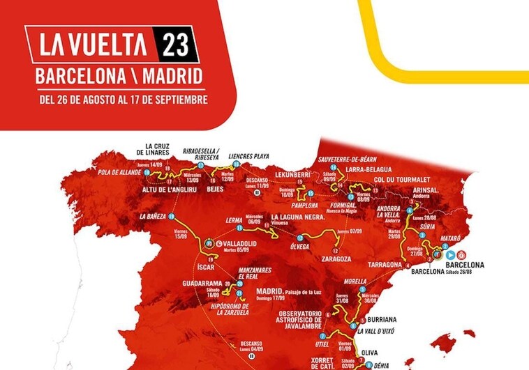 La Vuelta 2023: Cataluña contará con el pelotón durante las primeras etapas de la carrera