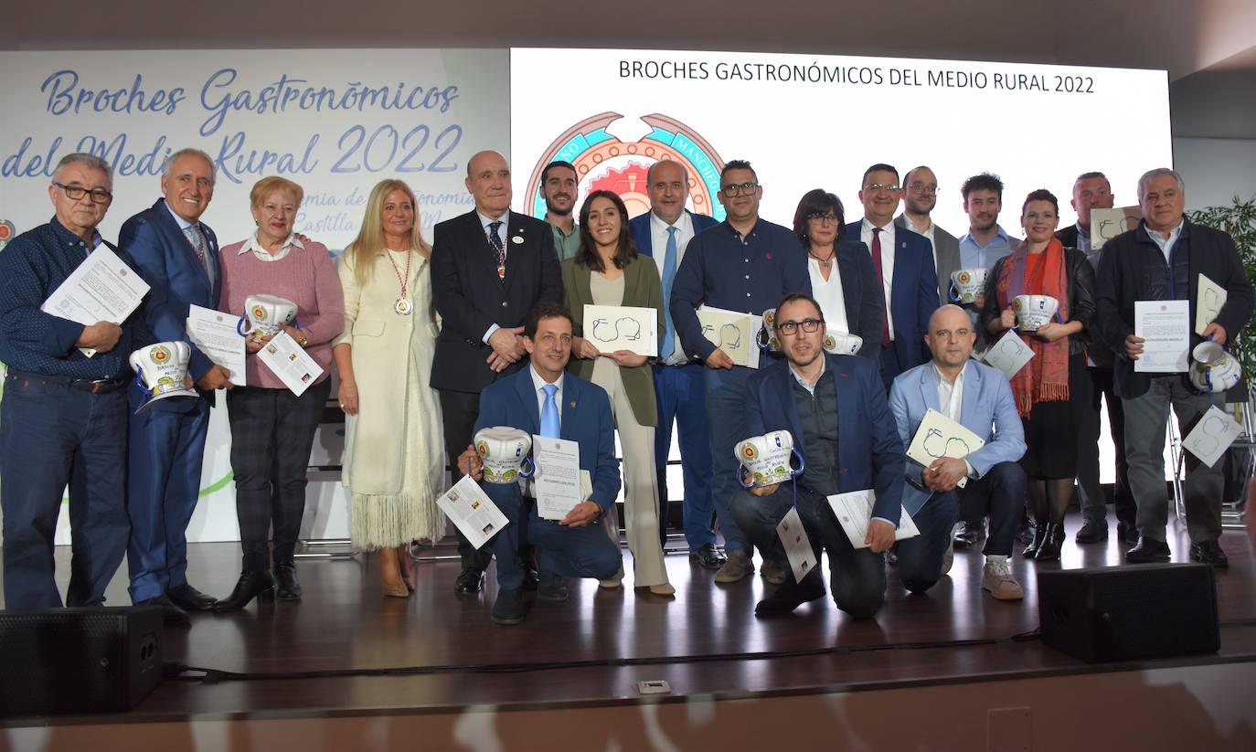 En imágenes: La entrega de los &#039;Broches de Oro 2022 &#039;de la Academia de Gastronomía de Castilla-La Mancha