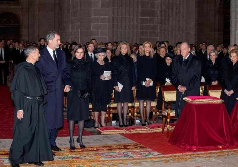 El funeral de Constantino reunirá a toda la Familia Real por primera vez en dos años