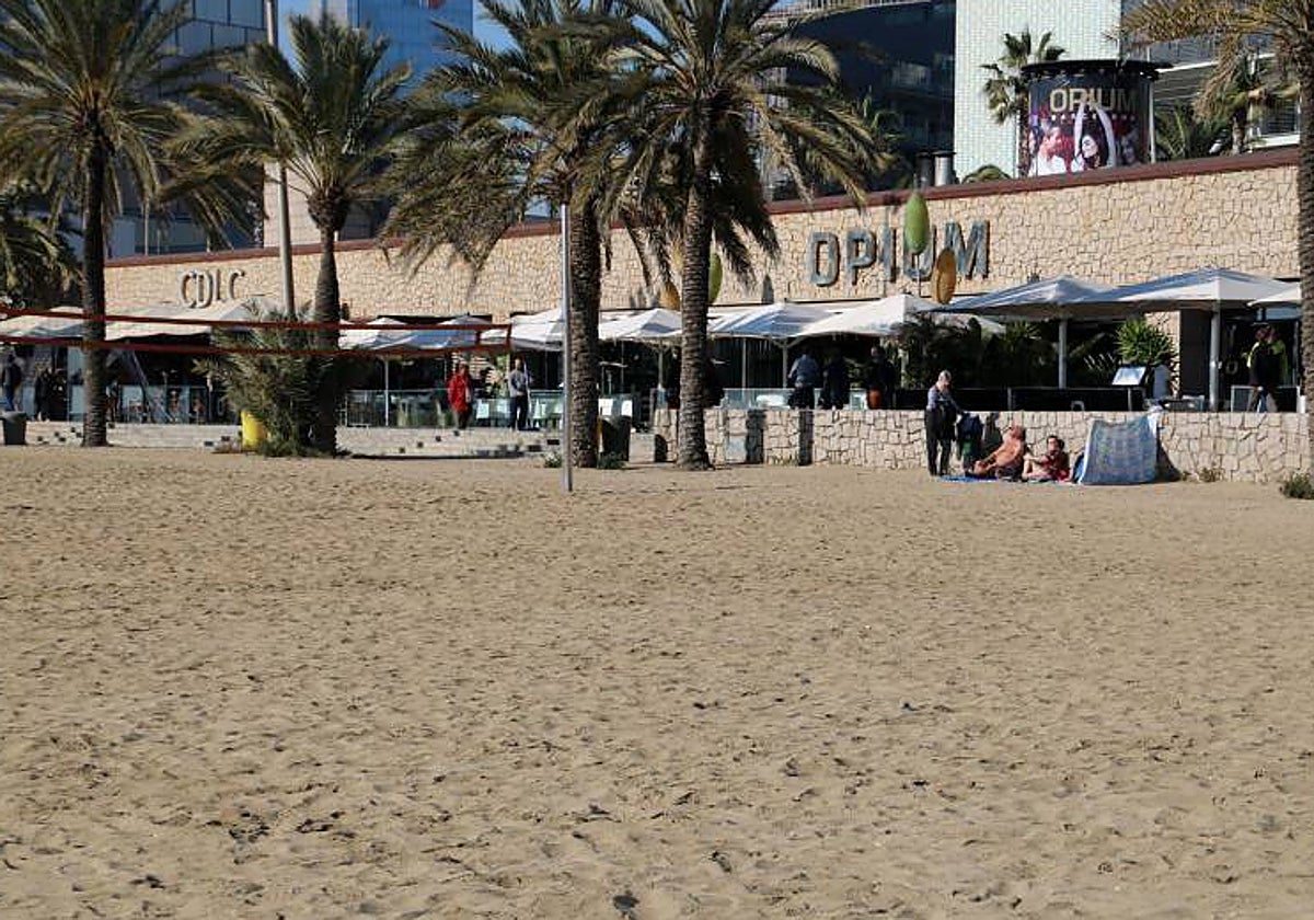 La playa del Somorrostro de Barcelona