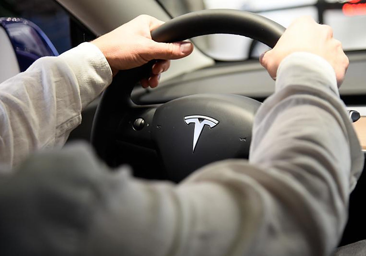 Interior de un Tesla Modelo 3