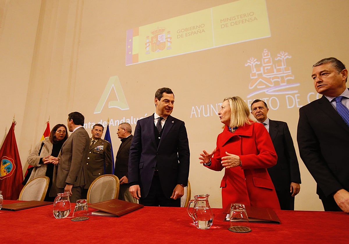Firma de los documentos en el Oratorio de San Felipe Neri, esta mañana