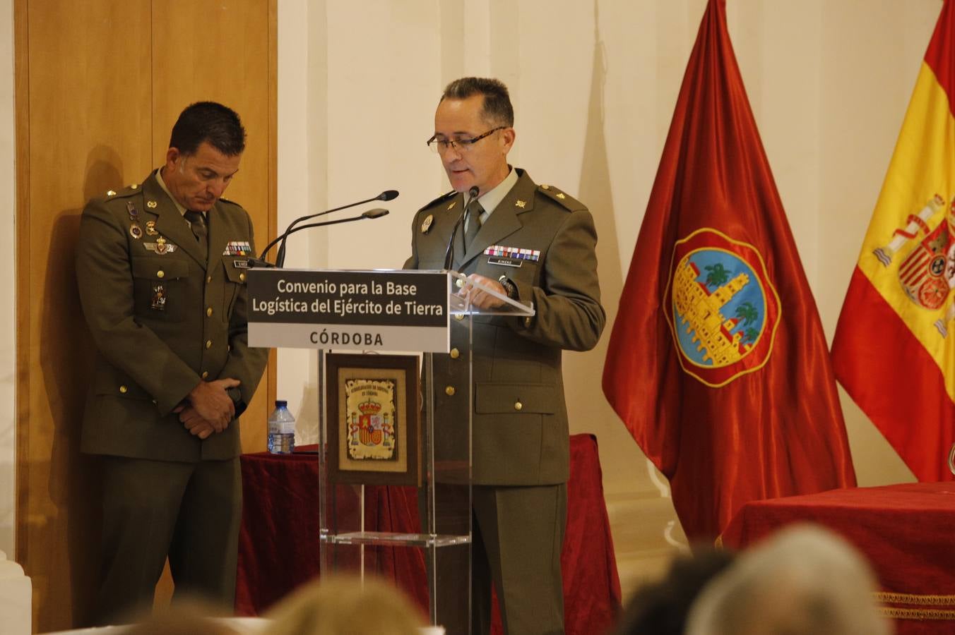La firma de los convenios de la Base Logística de Córdoba, en imágenes