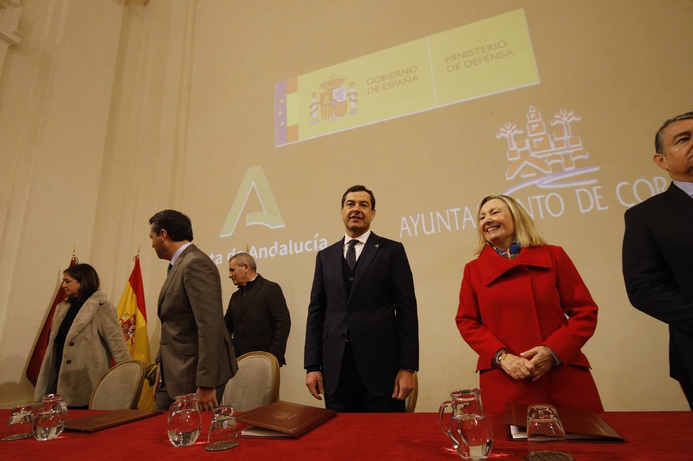 La firma de los convenios de la Base Logística de Córdoba, en imágenes