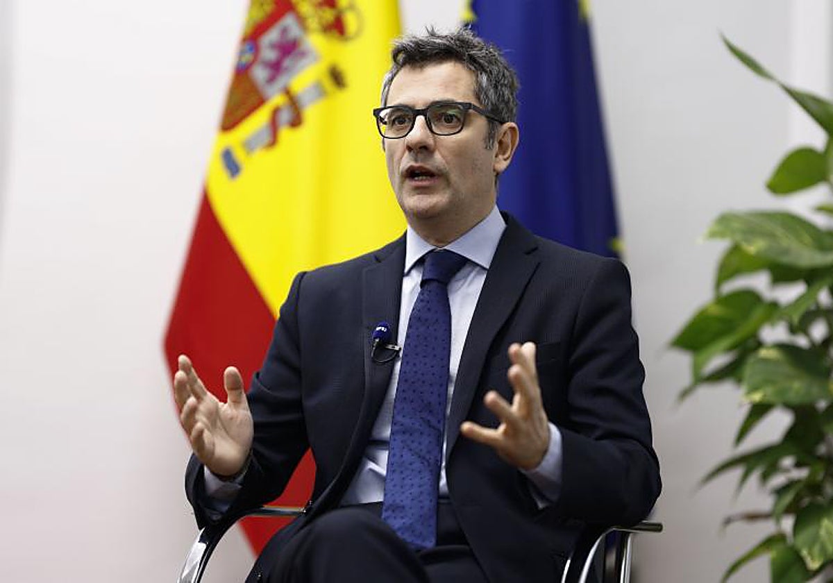 Félix Bolaños, ministro de la Presidencia.