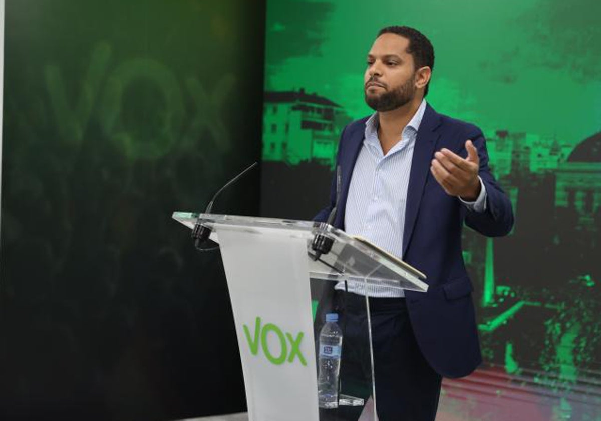 El secretario general de Vox, Ignacio Garriga