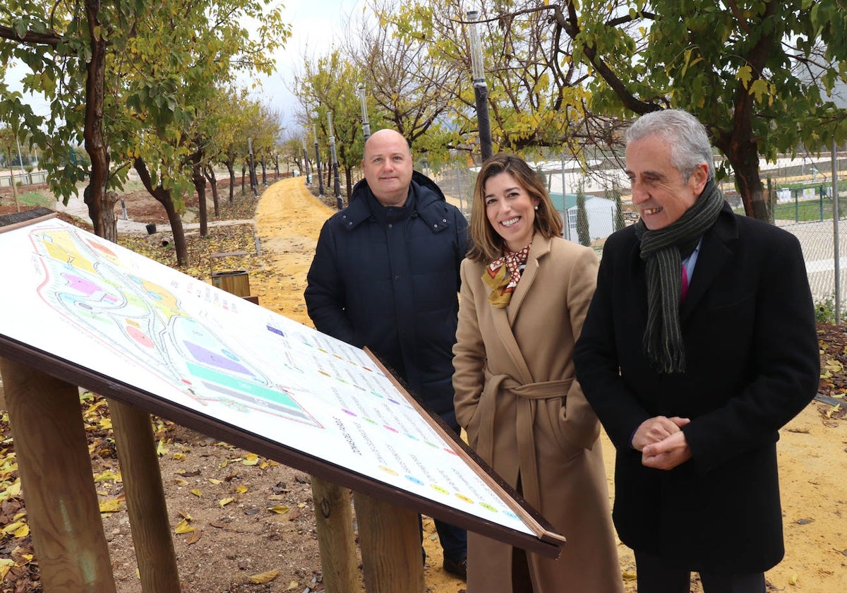 Visita a las obras de construcción del Parque Europa de Lucena