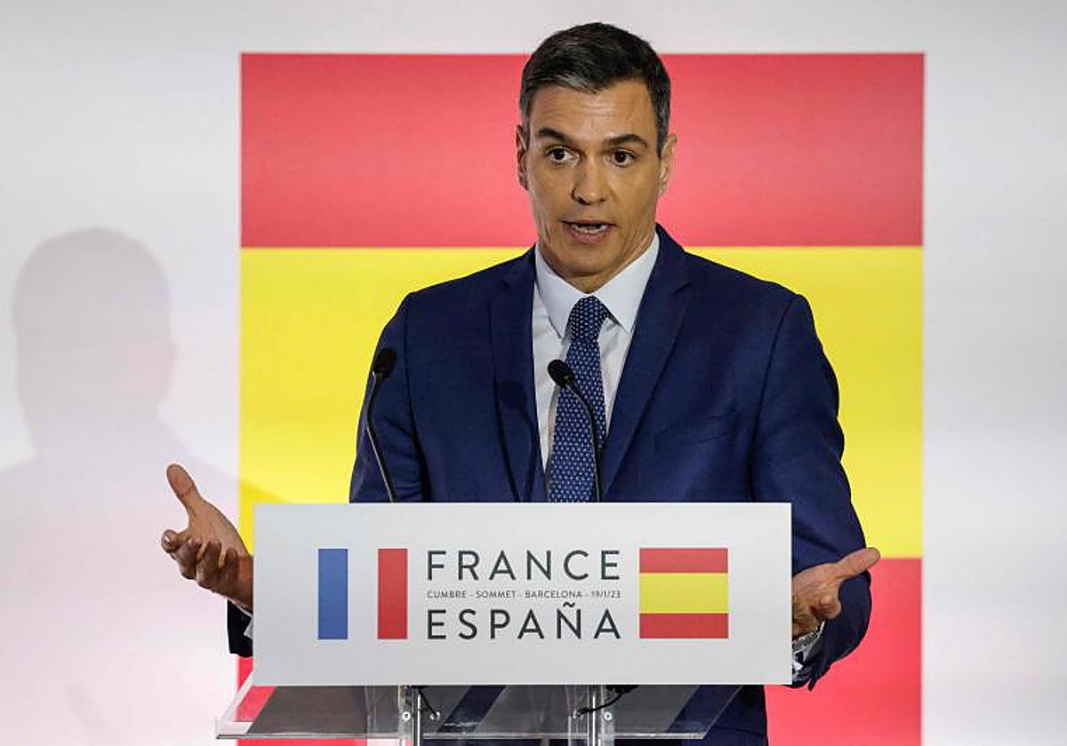 El presidente del Gobierno, Pedro Sánchez
