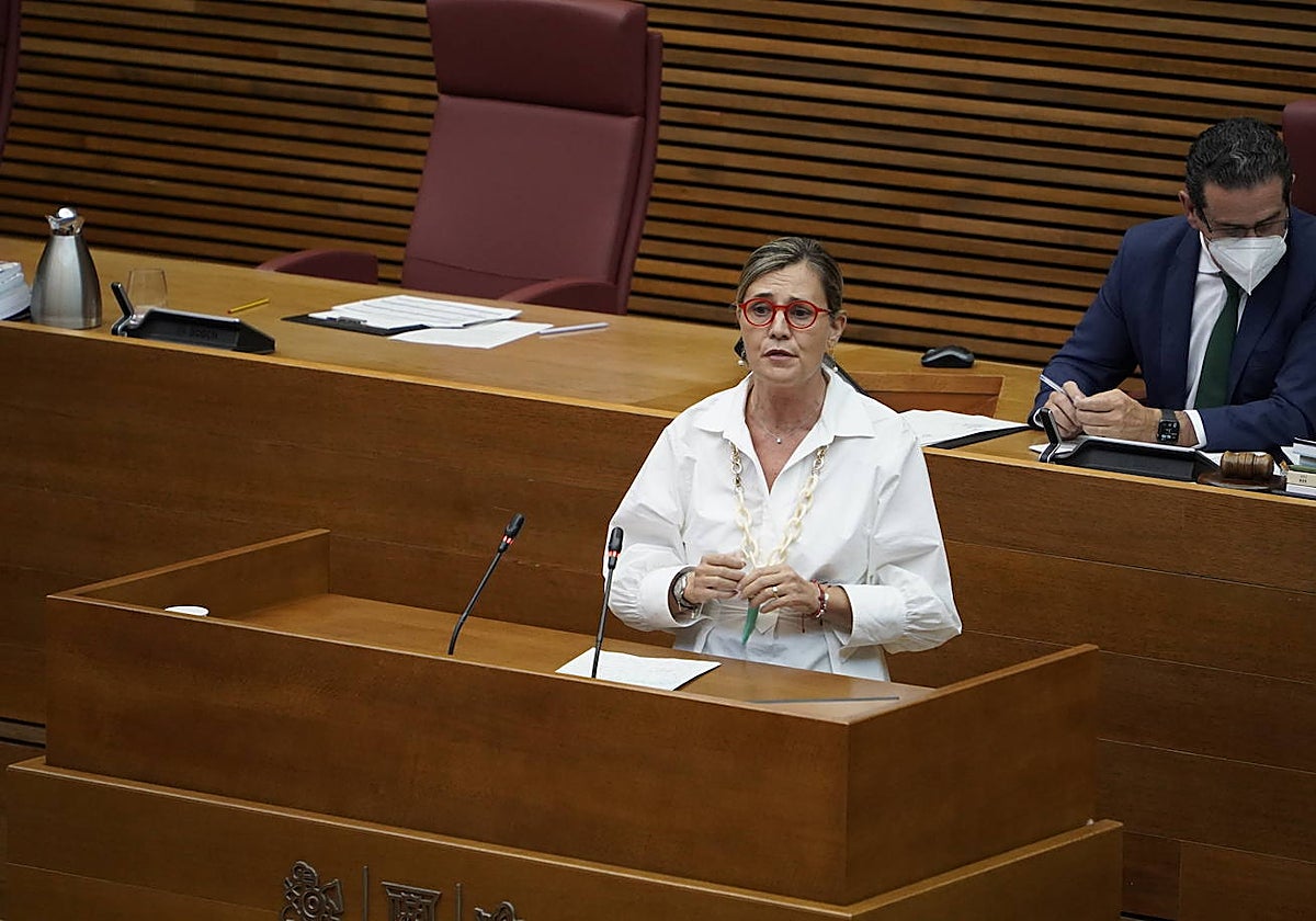 Imagen de la diputada del PP en las Cortes Valencianas Elena Bastidas