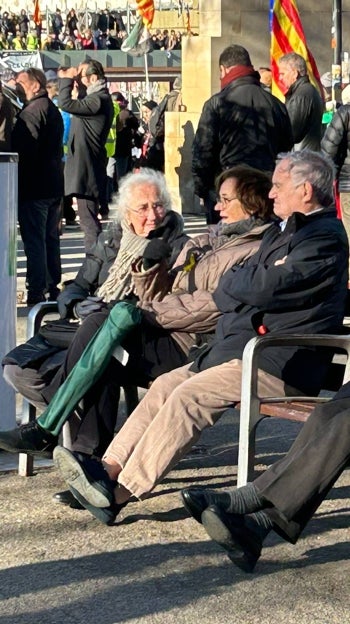 Asistentes a la manifestación