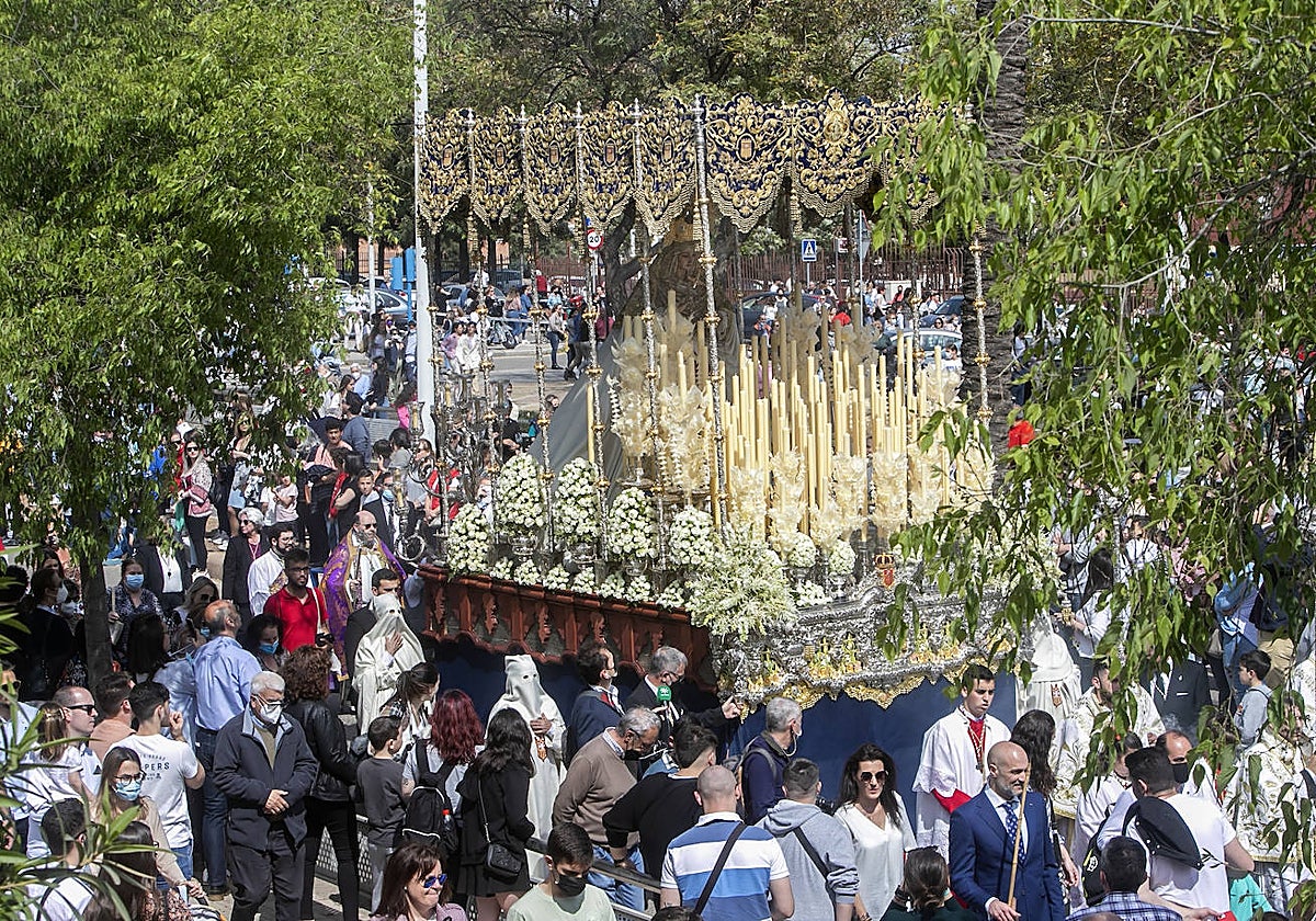 Palio de la Virgen de la Merced, el pasado Lunes Santo