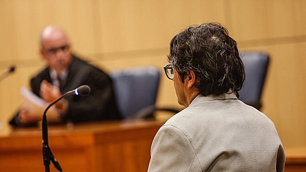 Imagen de Luis Eduardo Ramírez Icardi tomada durante el juicio