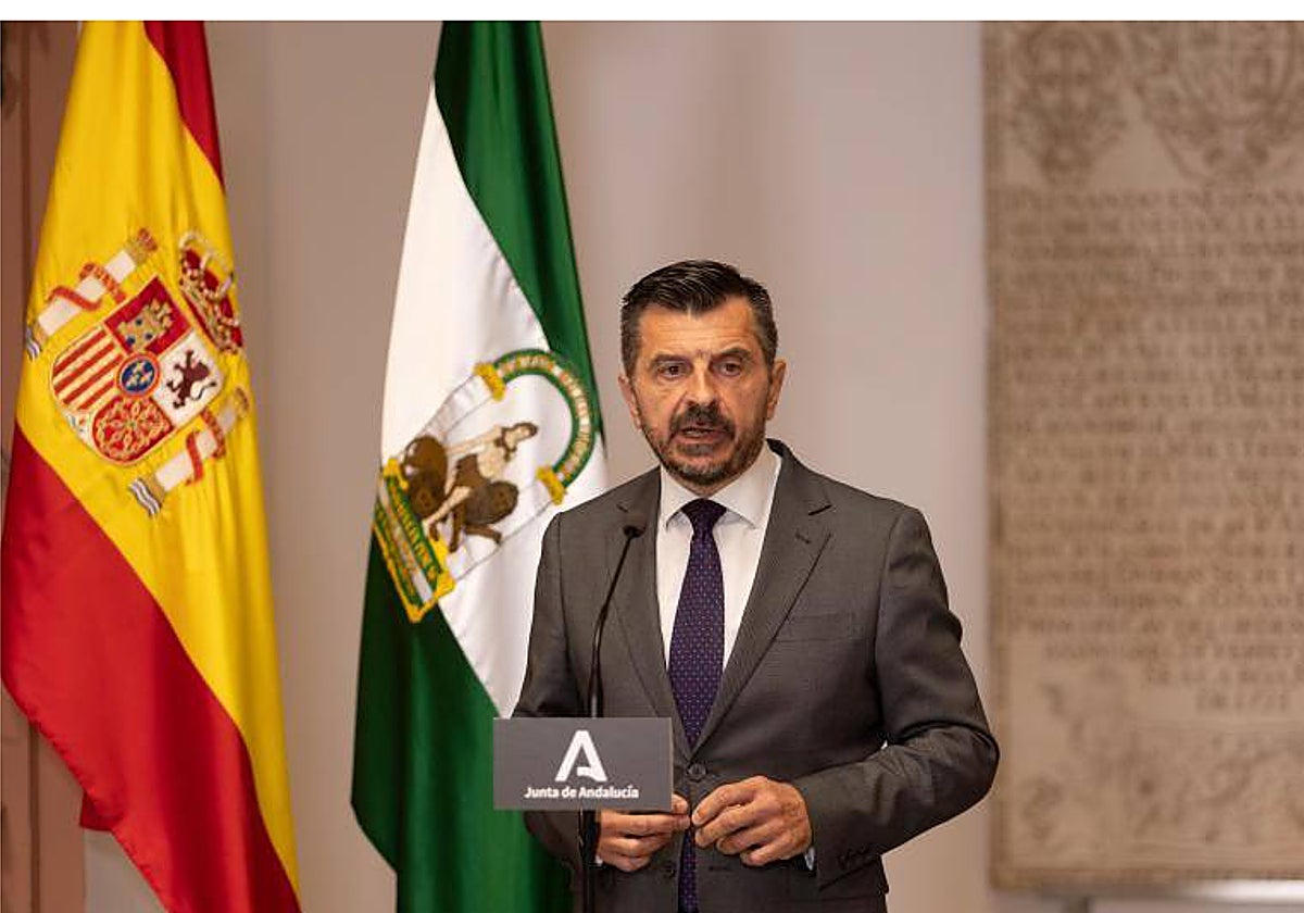 El portavoz del PP andaluz, Toni Martín