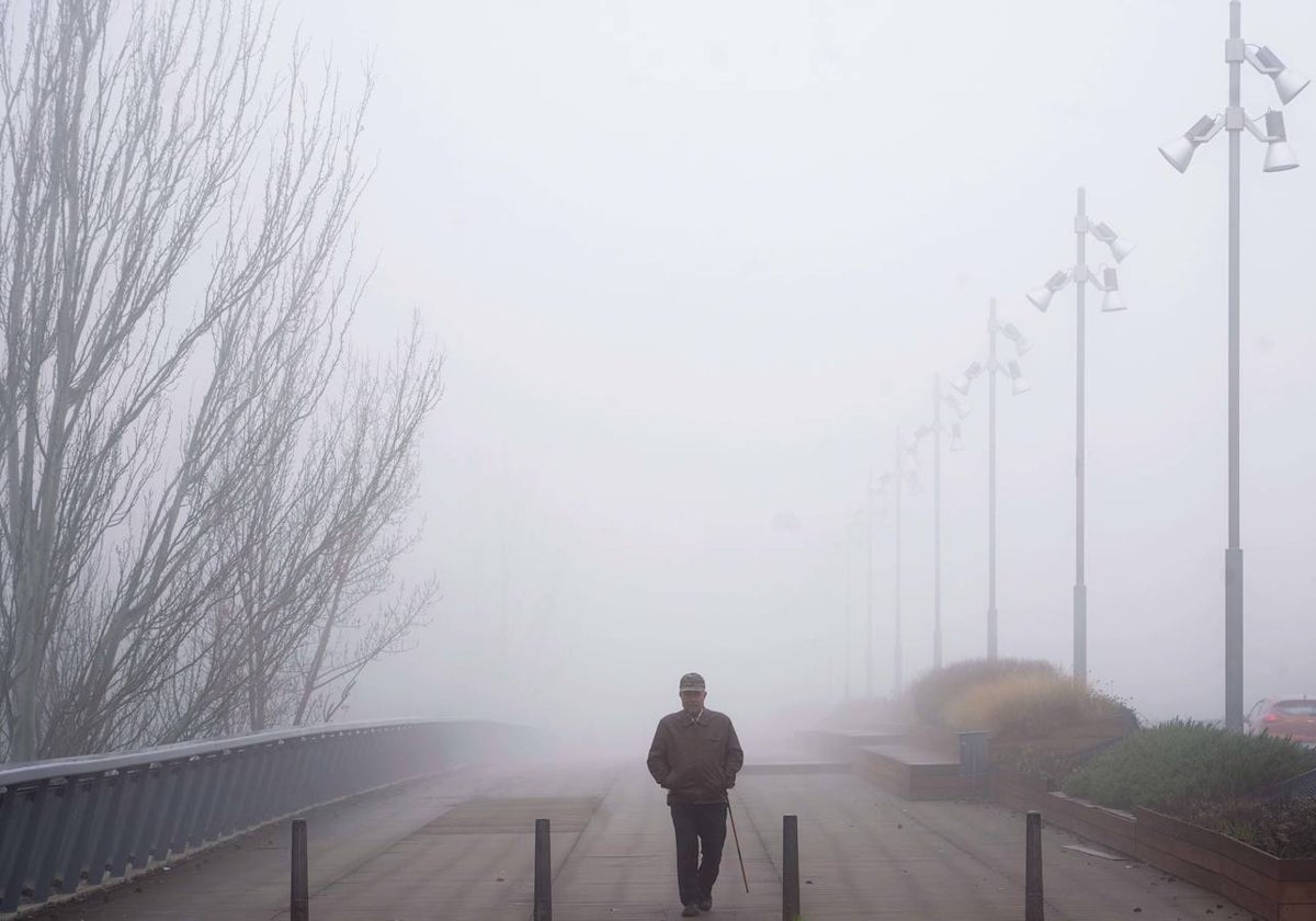 Mañana de niebla en Valladolid