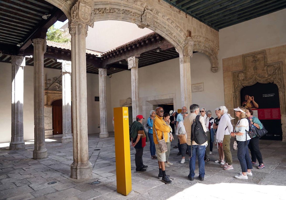 Visitantes, la pasada primavera, en el Museo Nacional de Escultura de Valladolid