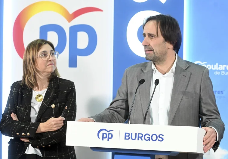 Sergio Montoya, candidato del PP a la Alcaldía de Miranda, y Raquel González opta a la reelección en Aranda