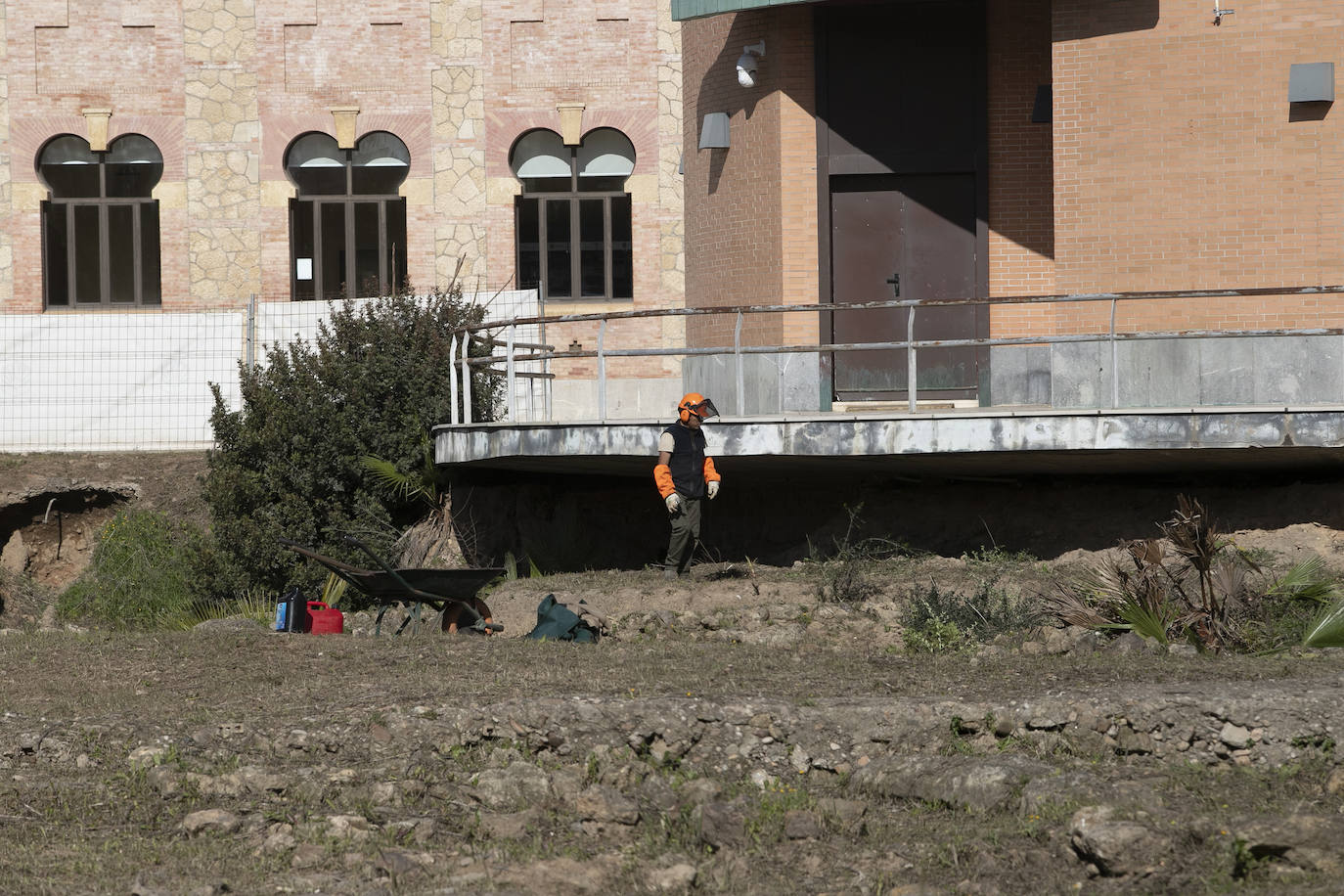 La limpieza del anfiteatro romano de Córdoba, en imágenes