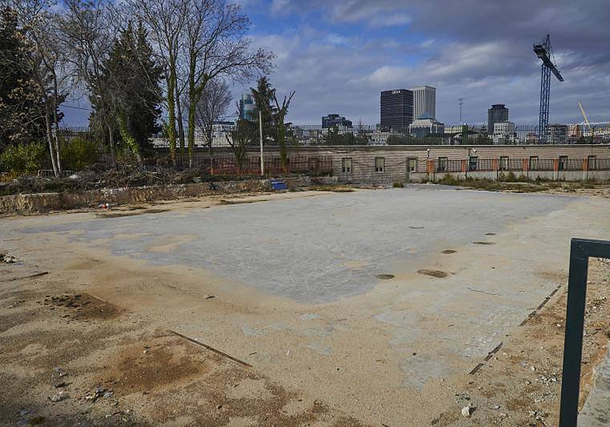 Solar donde se encontraba la instalación deportiva popularmente conocida como 'La Nevera'