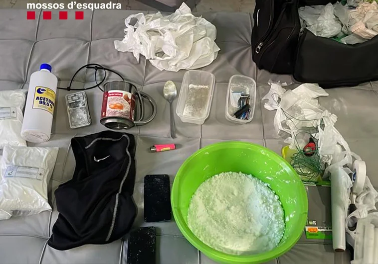 Los Mossos desarticulan un grupo criminal en Terrassa que almacenaba y distribuía cocaína