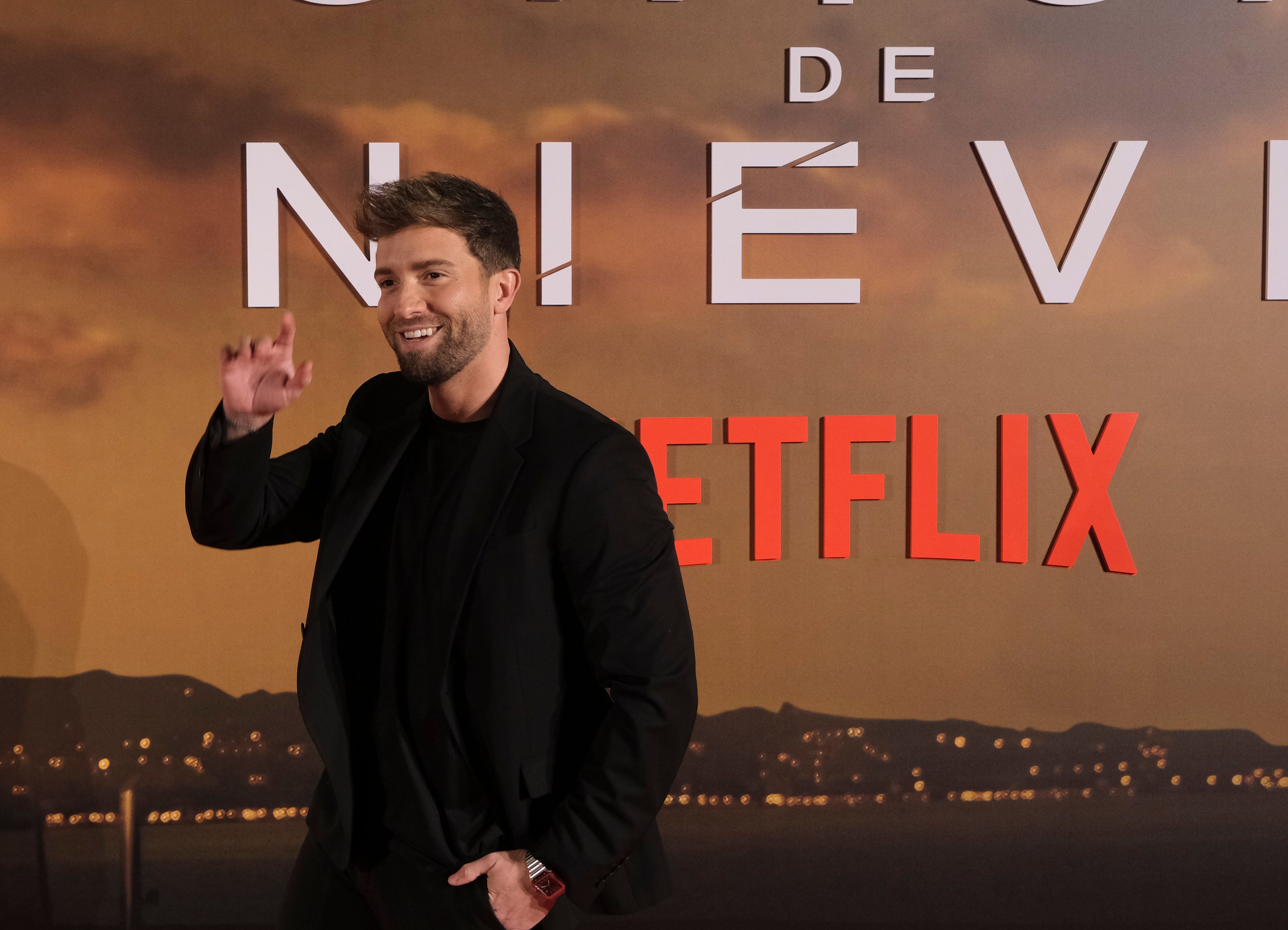 En imágenes, el estreno en Málaga de la nueva serie de Netflix &#039;La chica de nieve&#039;