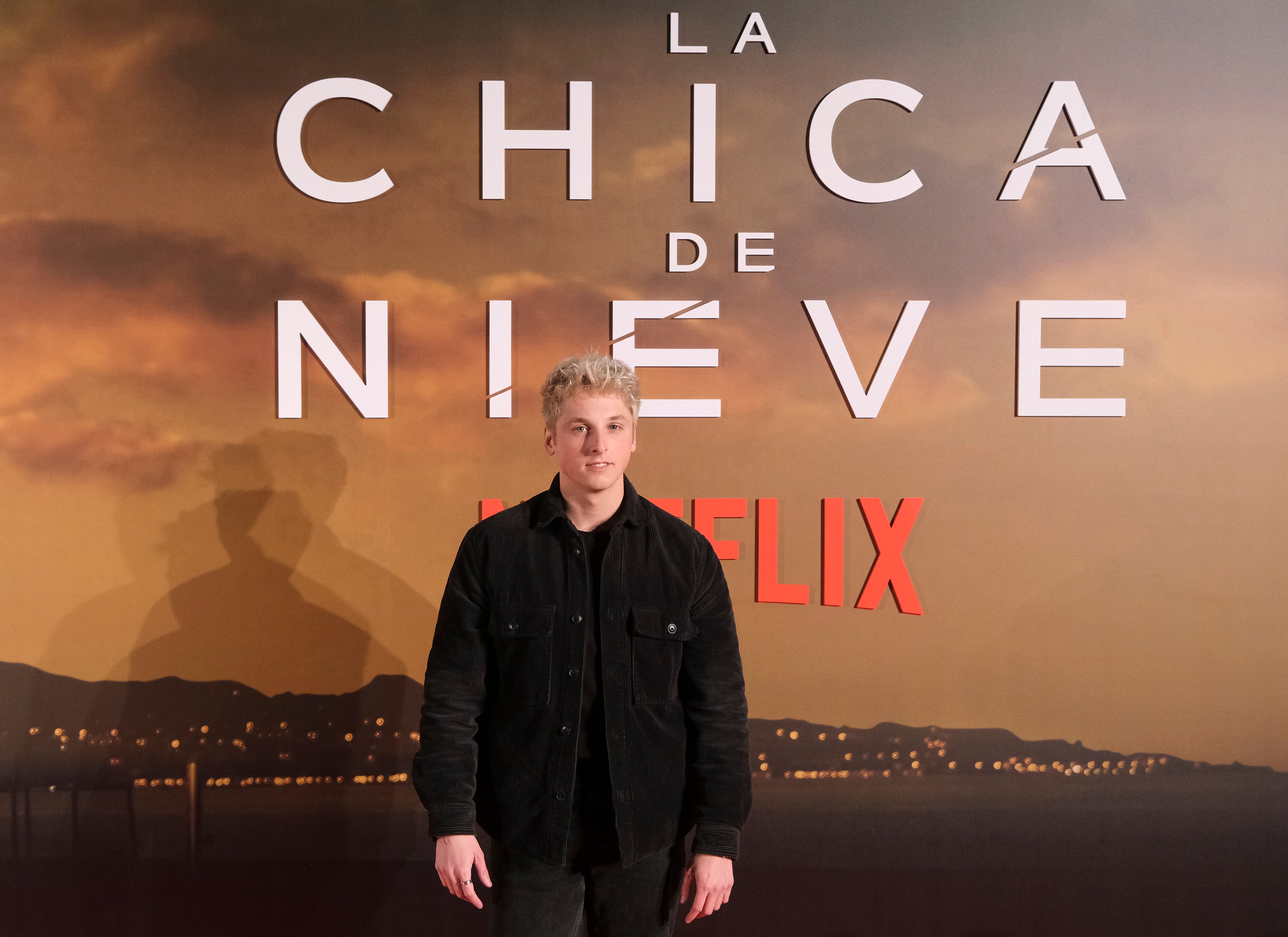 En imágenes, el estreno en Málaga de la nueva serie de Netflix &#039;La chica de nieve&#039;