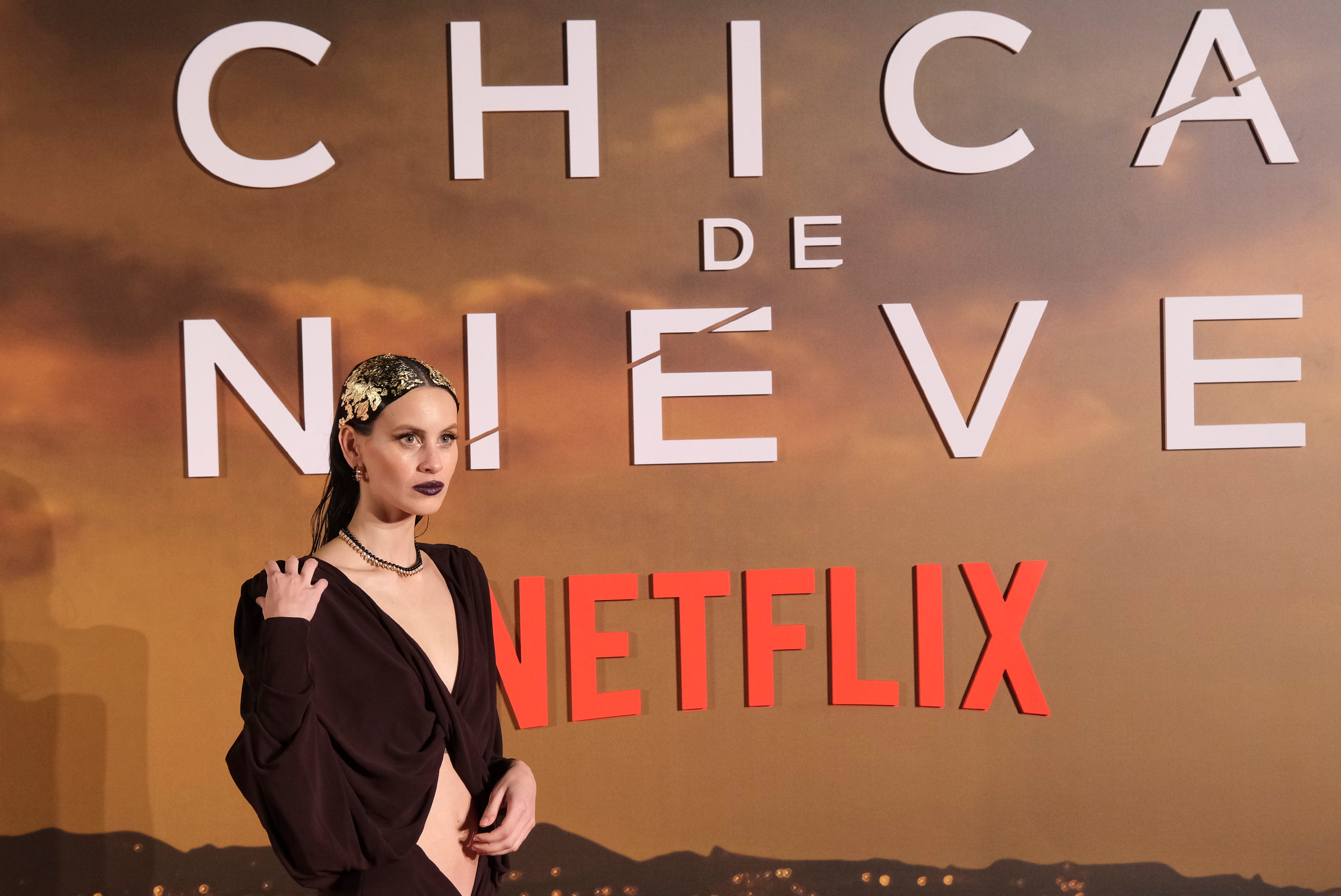 En imágenes, el estreno en Málaga de la nueva serie de Netflix &#039;La chica de nieve&#039;