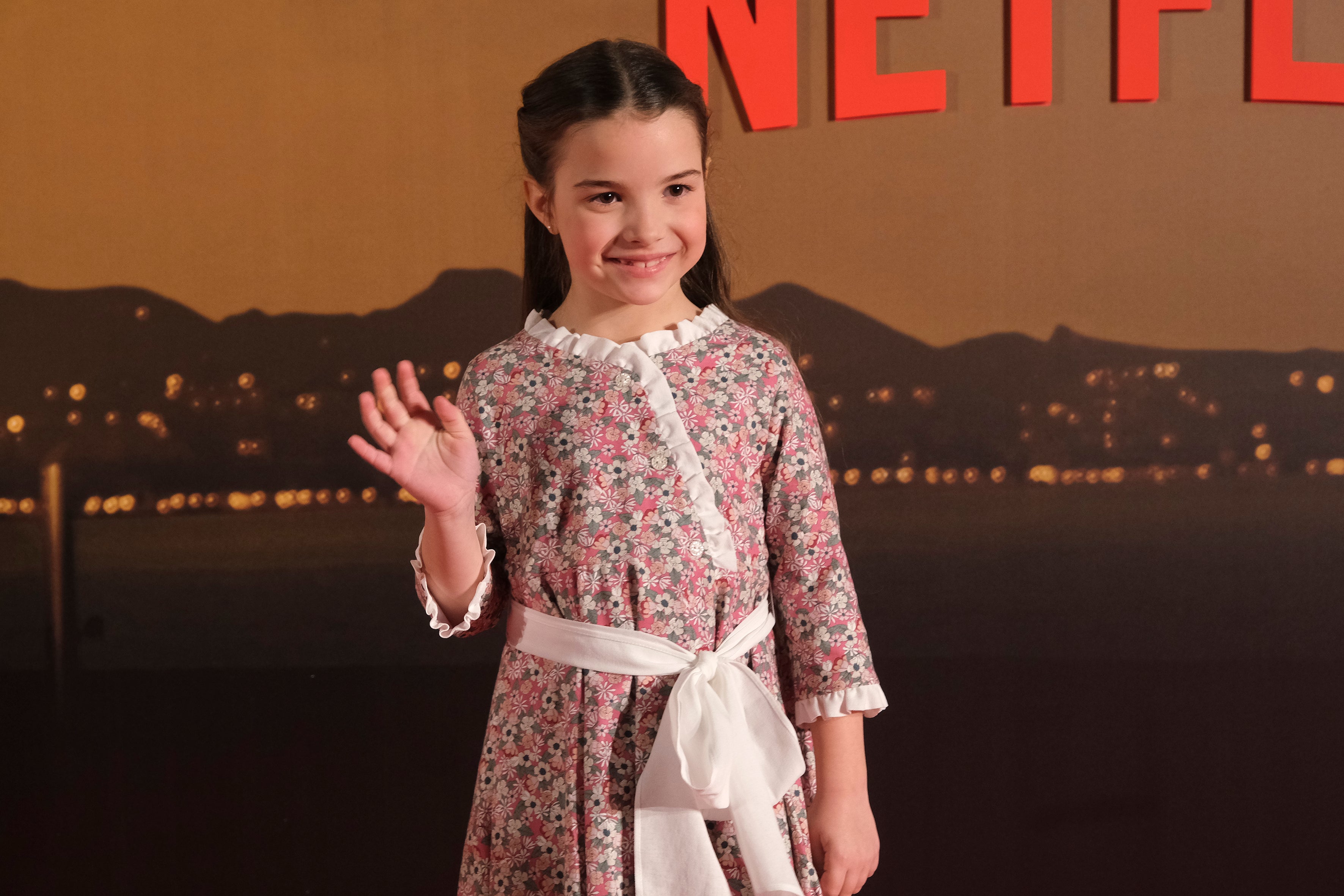 En imágenes, el estreno en Málaga de la nueva serie de Netflix &#039;La chica de nieve&#039;