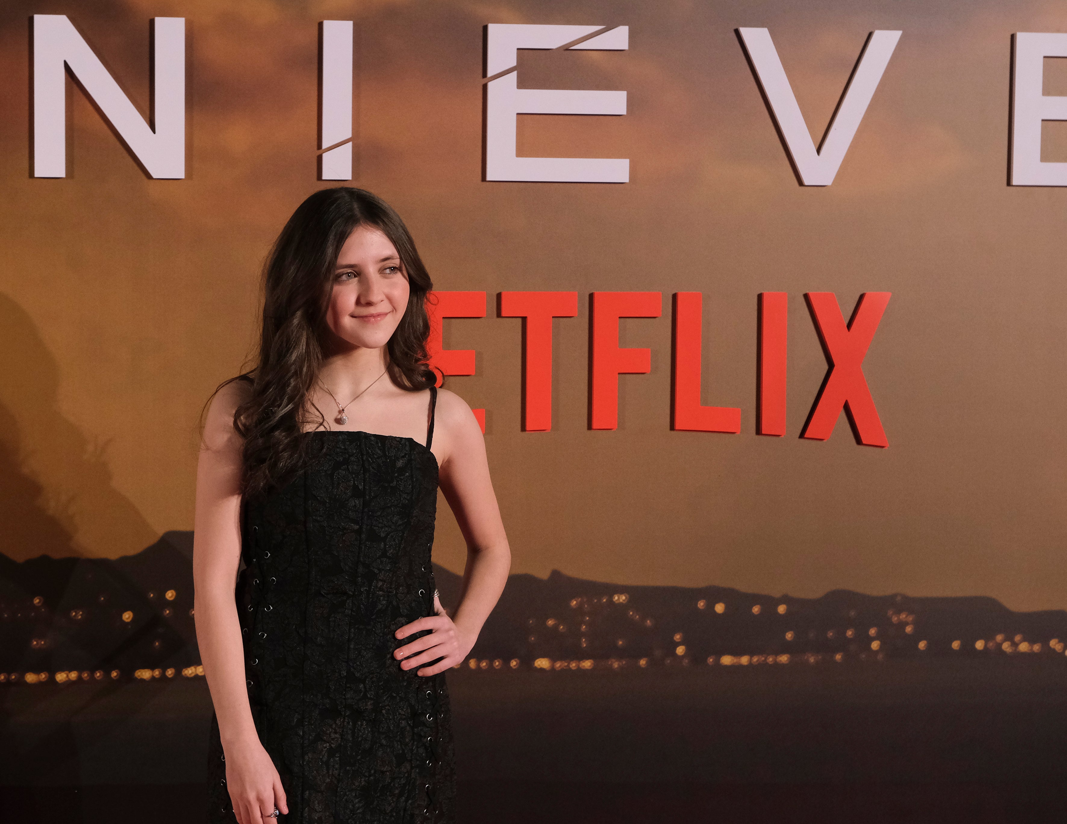 En imágenes, el estreno en Málaga de la nueva serie de Netflix &#039;La chica de nieve&#039;